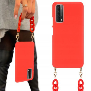 Etui Mat Red Łańcuch BLINK do HUAWEI P SMART 2021
