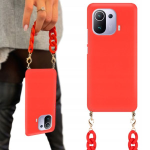 Etui Mat Red Łańcuszek BLINK do XIAOMI Mi 11 PRO