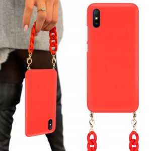 Etui Mat Red Łańcuszek BLINK do XIAOMI REDMI 9AT