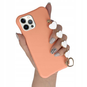Etui Mat ŁOSOŚ do IPHONE 12 PRO MAX Łańcuch Serce