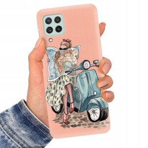 Etui MAT ŁOSOŚ do SAMSUNG A22 4G Serialowe Wzory