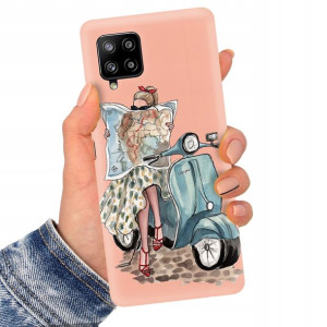 Etui MAT ŁOSOŚ do SAMSUNG A42 5G Serialowe Wzory
