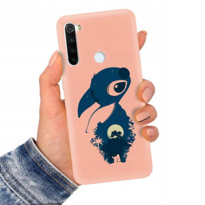 Etui Mat Łosoś do XIAOMI REDMI NOTE 8T Stich Wzory