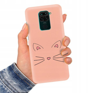 Etui Mat Łosoś do XIAOMI REDMI NOTE 9 Stich Wzory