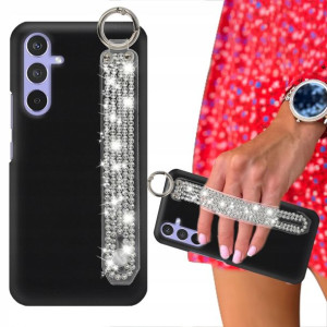 Etui Matowe + Pasek Z Cyrkoniami Do SAMSUNG A54 5G