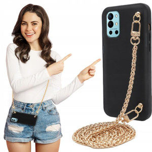 Etui MATOWE BLINK Czarny do ONEPLUS 9R Łańcuszek
