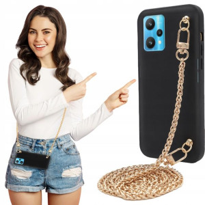 Etui MATOWE BLINK Czarny do REALME 9 PRO Łańcuszek