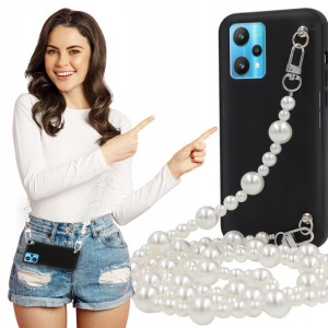 Etui Matowe BLINK Czarny do REALME 9 PRO Łańcuszek