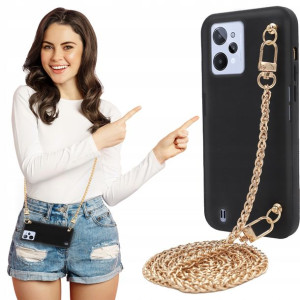 Etui MATOWE BLINK Czarny do REALME C31 Łańcuszek