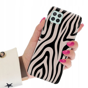Etui MATOWE CIEM RÓŻ do SAMSUNG A22 4G Case Wzory