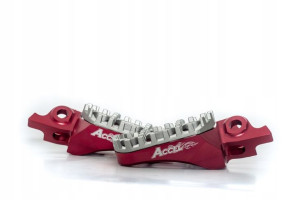 Accel Podnóżki Honda Crf 250r Aluminium Czerwony
