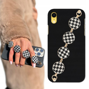 Etui Matowe Czarne BLINK do IPHONE XR W Pepitkę