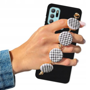 Etui Matowe Czarne BLINK do MOTOROLA G60s Pepitka
