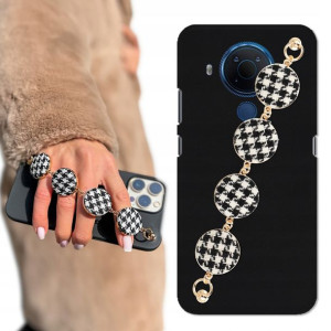 Etui Matowe Czarne BLINK do NOKIA 5.4 W Pepitkę