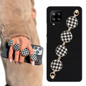 Etui Matowe Czarne BLINK do SAMSUNG A42 5G Pepitka