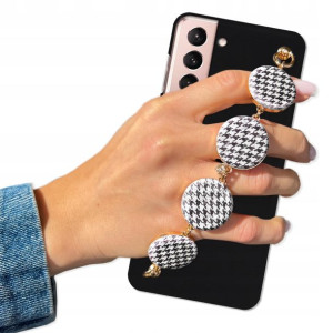 Etui Matowe Czarne BLINK do SAMSUNG S30 W Pepitkę