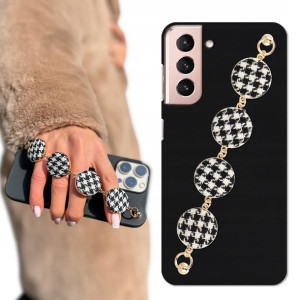 Etui Matowe Czarne BLINK do SAMSUNG S30 W Pepitkę