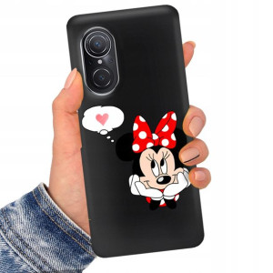 Etui Matowe CZARNE do HUAWEI HONOR 50SE Bajkowe Wz
