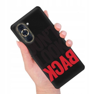 Etui MATOWE Czarne do HUAWEI NOVA 10 Modne Wzory