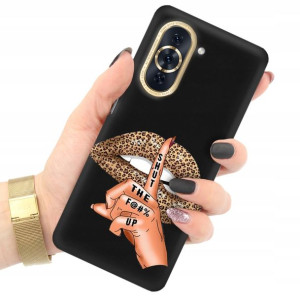 Etui Matowe Czarne do HUAWEI NOVA 10 PRO Top Wzory