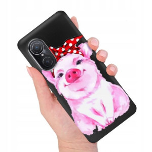 Etui MATOWE Czarne do HUAWEI NOVA 9SE Modne Wzory