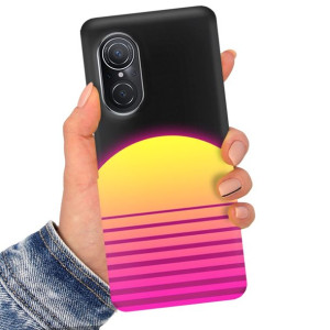 Etui Matowe CZARNE do HUAWEI NOVA 9SE Sztuka Wz
