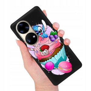 Etui MATOWE Czarne do HUAWEI P50 PRO Modne Wzory