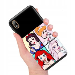 Etui MATOWE Czarne do HUAWEI Y5 2019 Modne Wzory