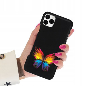 Etui Matowe Czarne do IPHONE 11 PRO MAX Top Wzory