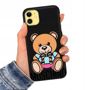 Etui Matowe Czarne do IPHONE 11 Serialowe Wzory