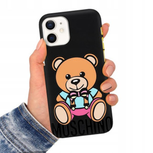 Etui Matowe Czarne do IPHONE 12 MINI Serial Wzory