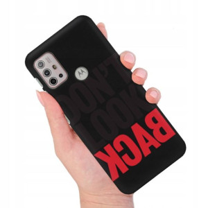 Etui MATOWE Czarne do MOTOROLA G30 Modne Top Wzory