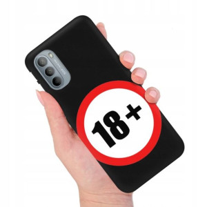 Etui MATOWE Czarne do MOTOROLA G31 4G Modne Wzory