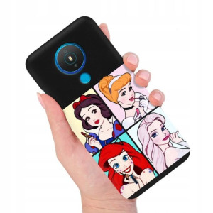 Etui MATOWE Czarne do NOKIA 1.4 Modne Top Wzory