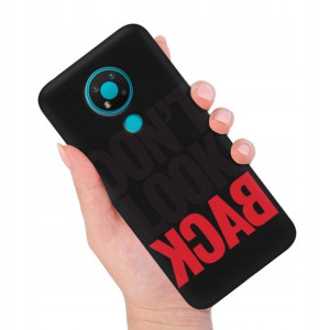 Etui MATOWE Czarne do NOKIA 3.4 Modne Top Wzory