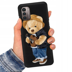 Etui Matowe Czarne do NOKIA G21 4G Serialowe Wzory