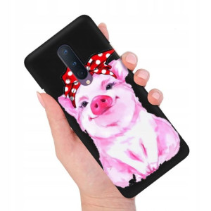 Etui MATOWE Czarne do ONEPLUS 8 Modne Top Wzory