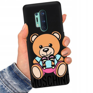 Etui Matowe Czarne do ONEPLUS 8 PRO Serial Wzory