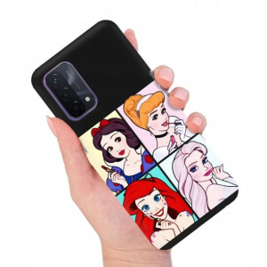 Etui MATOWE Czarne do OPPO A93 5G Modne Top Wzory