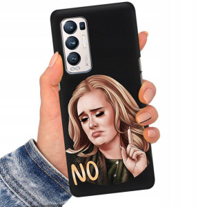 Etui Matowe Czarne do OPPO RENO 5 PRO PLUS 5G Wz