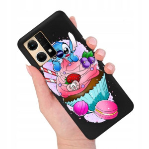 Etui MATOWE Czarne do OPPO RENO 7 4G Modne Wzory