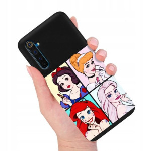 Etui MATOWE Czarne do REALME 6 PRO Modne Top Wzory