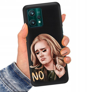 Etui Matowe Czarne do REALME 9 PRO PLUS Top Wzory