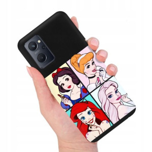 Etui MATOWE Czarne do REALME 9i Modne Top Wzory