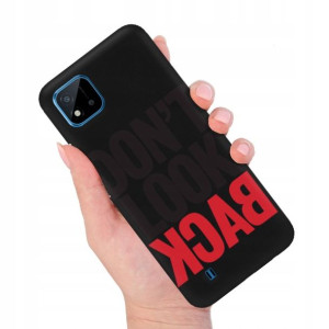 Etui MATOWE Czarne do REALME C20 Modne Top Wzory