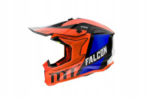 Mt Kask Cross Falcon Warrior C4 Gloss Pearl Flu Xl