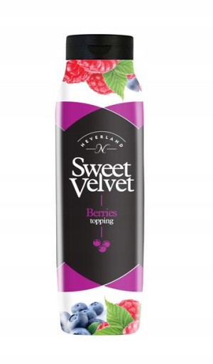 SOS OWOCE LEŚNE 1kg Sweet Velvet Polewa do deserów