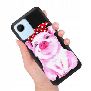Etui MATOWE Czarne do REALME C30 Modne Top Wzory