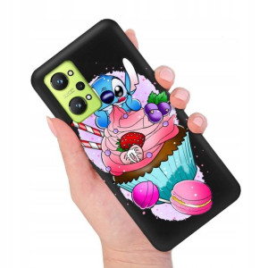 Etui MATOWE Czarne do REALME GT2 5G Modne Wzory