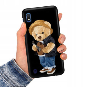 Etui Matowe Czarne do SAMSUNG A10e Serialowe Wzory